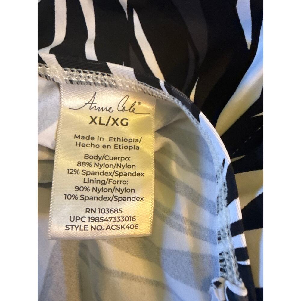 ANNE COLE TANKINI swimsuit top - size XL - Picture 5 of 6